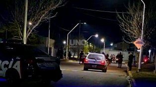 El lugar donde sucedió el ataque criminal en la ciudad de Frontera, en el límite con la provincia de Córdoba