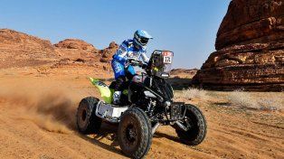 El francés Giroud acecha al líder Andújar tras ganar la séptima etapa del Dakar en quads