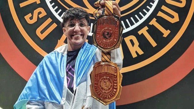 Nuevamente en lo más alto. La entrerriana Antonella Bello volvió a destacarse y sigue demostrando su supremacía.