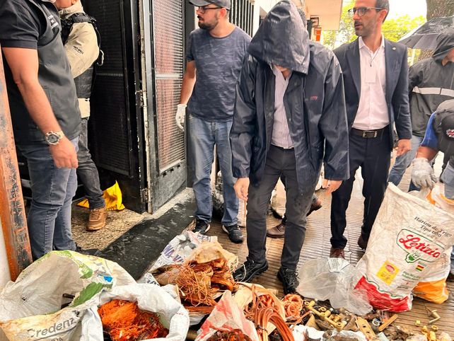 La mayor cantidad de material de dudosa procedencia fue hallado en una vivienda de Regimiento 11 y Corrientes