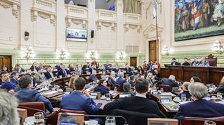 La Convención Constituyente, escenario de una discusión sobre la religión y la Iglesia Católica en la nueva Carta Magna de Santa Fe.&nbsp;