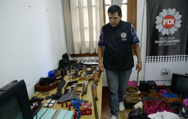El resultado del allanamiento de la Policía de Investigaciones (PDI).