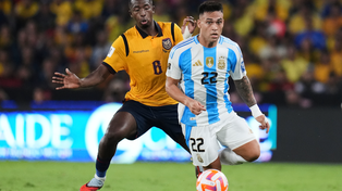 Lautaro Martínez fue titular en la selección argentina, pero no le quedó ninguna para convertir.