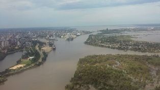 El fin de semana se espera que el río Salado alcance un pico de 7 metros