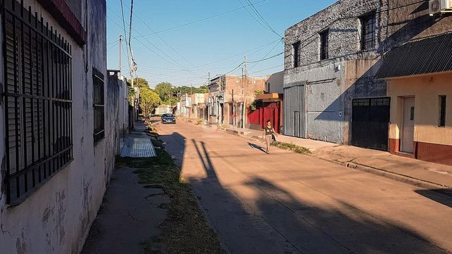 El lugar en barrio Barranquitas donde ocurrió el robo