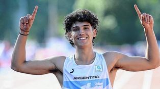 El rafaelino Tomás Mondino mejoró su registro individual en los 200 metros llanos en Colombia.