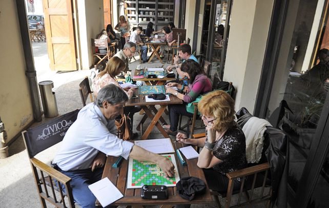 Entrenamiento. Ricardo Bondino y Liliana Mazzaero