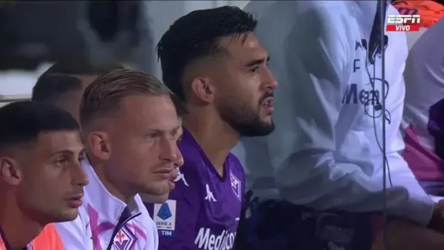 La lesión de Nicolás González lo dejará afuera de Fiorentina hasta el año entrante.