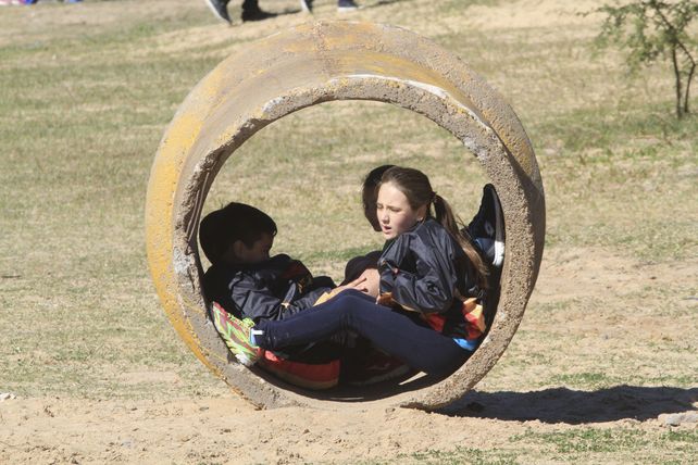 Jugando al sol. Foto Archivo.&nbsp; 20/08/2018.&nbsp; 