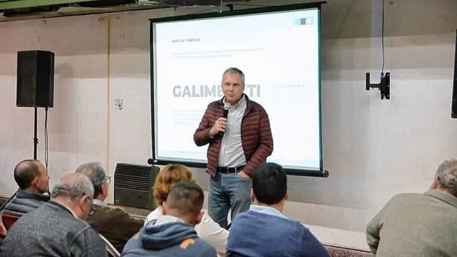 Pedro Galimberti mostró su armado político en el radicalismo
