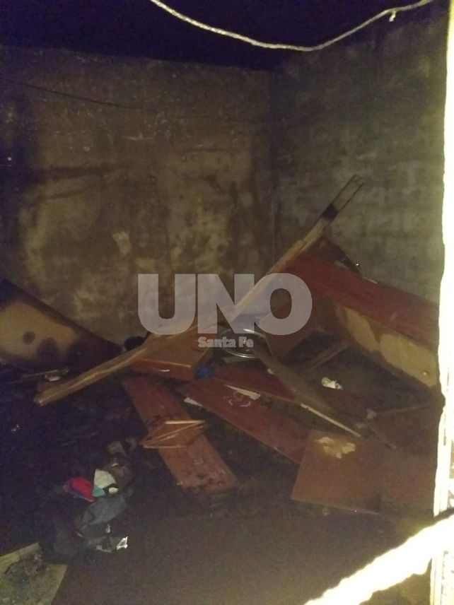 Incendio intencional de una casa en B° San Lorenzo