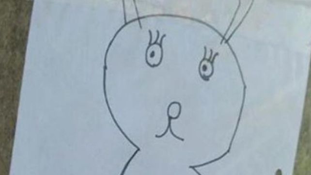 Perdieron a su perrita y como no tenía una foto hicieron un dibujo