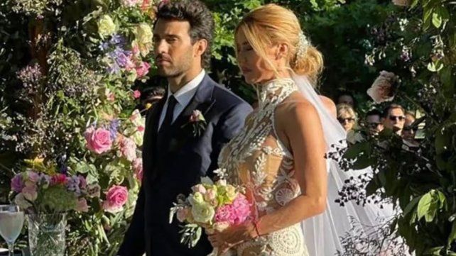 Nicole Neumann y Manu Urcera hicieron un anuncio en su boda