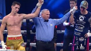 El final. Eric Acorazado Miloc y Nahuel García empataron en Rosario en una gran velada del boxeo en Rosario.