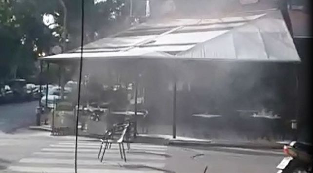 Captura incendio paladar negro