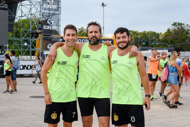 Antonio Di Doménico, Rubén Pérez y José Canterle  