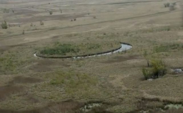 Una isla circular se mueve sola en el río Paraná y vuelve locos a los científicos de todo el mundo Una isla circular se mueve sola en el río Paraná y vuelve locos a los científicos de todo el mundo