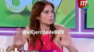 Erica García mostró los chats con Doman que la criticó en Twitter