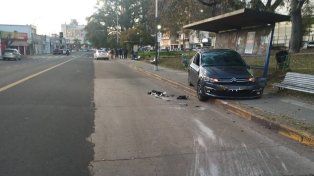 Paraná: un auto chocó