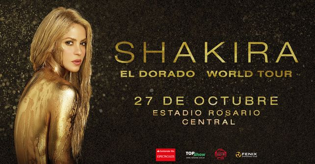 Shakira llega a Rosario con #ElDoradoWorldTour