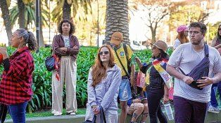 Incidentes y un detenido frente a la embajada de Brasil en la ciudad de Buenos Aires