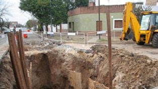 Assa inicia los trabajos en Urquiza y Cándido Pujato