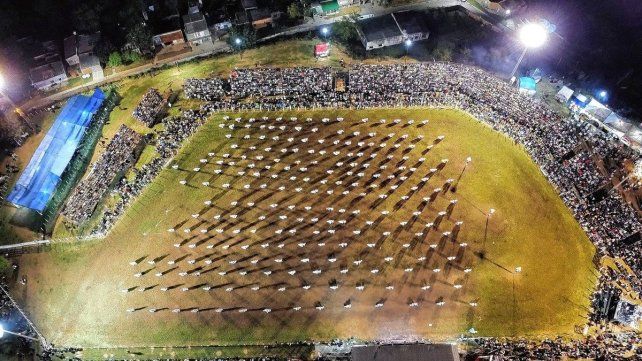 Diamante Baila y otro show impactante en el Campo Lisardo Gieco.