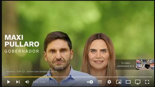 Captura del aviso engañoso que pretende ligar a Pullaro con Granata.