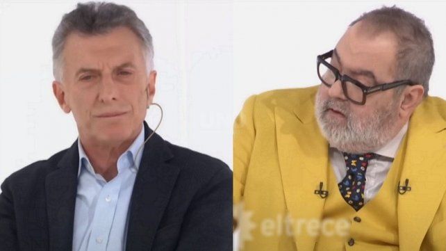 Maurico Macri con Jorge Lanata