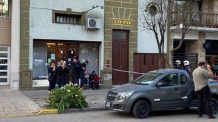 El escenario del dramático episodio ocurrido en la ciudad bonaerense de Balcarce.