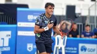 Román Burruchaga se metió en la final del Challenger de Brasilia.