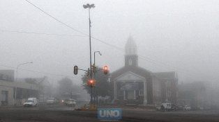 Paraná amaneció cubierta de una espesa niebla&nbsp;