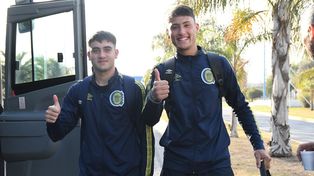 Facundo Buonanotte y Alejo Veliz, el primero seguro será titular, el goleador tiene chances. Los pibes de Central se mostrarán ante Boca.