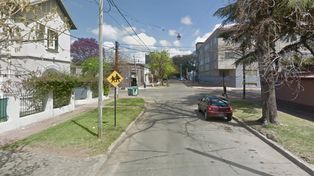 Herrera al 500, en barrio Alberdi, donde ocurrió la violenta entradera.&nbsp;