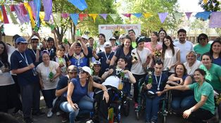 Integración. “En la diferencia, está la igualdad”, fue la consigna.
