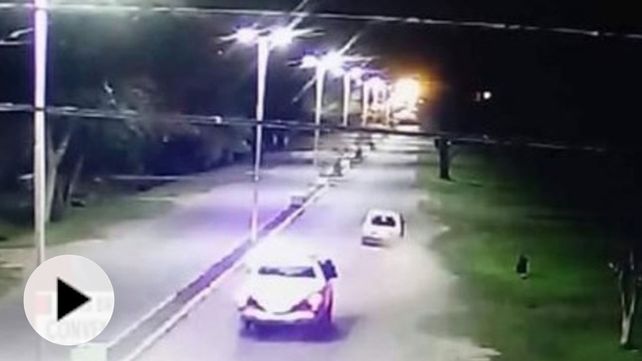 Parte del episodio quedó grabado por cámaras de seguridad.