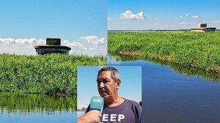 Nunca vi algo así: las imágenes del embalsado en la laguna Setúbal desde el agua