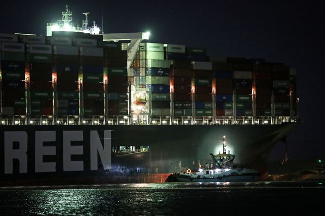 Contenedores en el Puerto de Rotterdam, Países Bajos. 