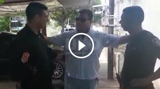 Emotivo encuentro del hombre que cayó al Salado con sus rescatistas
