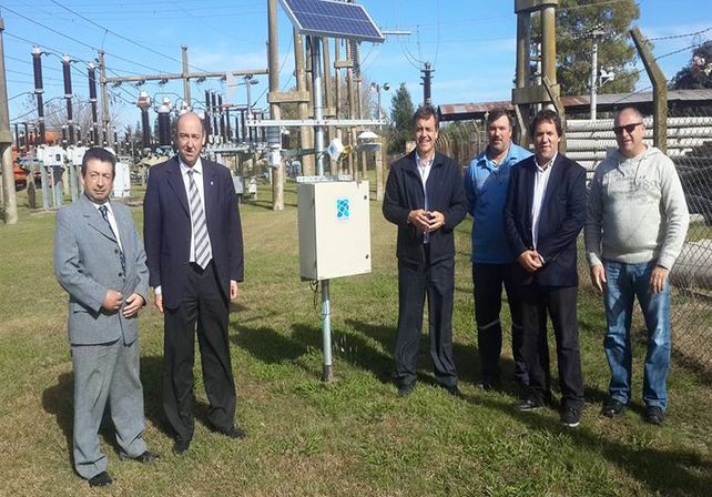 Estación de medición en Firmat.