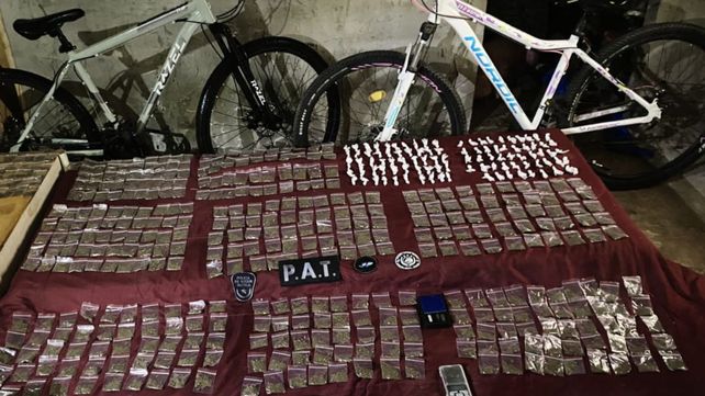 La droga fue hallada este domingo en Belgrano al 5200.