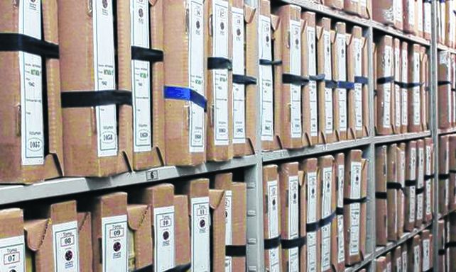 Archivos de papel. Contienen valiosa información de la historia política argentina de la segunda mitad del siglo XX.