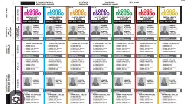 La boleta única en papel cambia las reglas de juego para las próximas elecciones nacionales. 