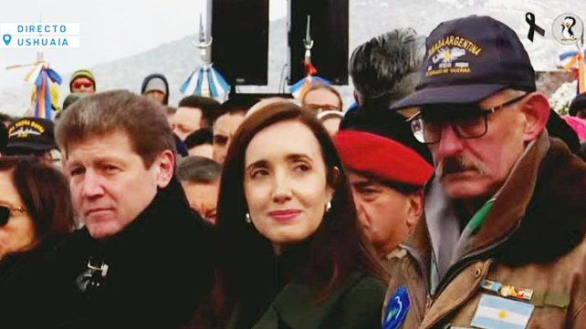 Victoria Villarruel encabezó en Ushuaia el acto por el Día de los Veteranos y de los Caídos en la Guerra de Malvinas. Hubo fuertes críticas a Javier Milei