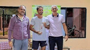 El santafesino Lautaro Corthey se adjudicó el Nacional Profesional Masculino en San Carlos.