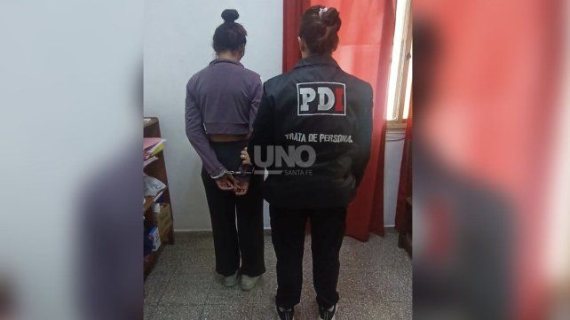 La mujer detenida en la ciudad de Esperanza&nbsp;