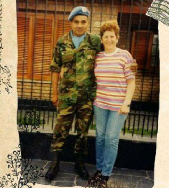 René Aguilar y Silvina Martínez se casaron a la distancia el 9 de junio de 1982.