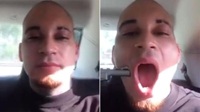 Insólito: rapero se grabó disparándose en la cara para captar la atención de productores