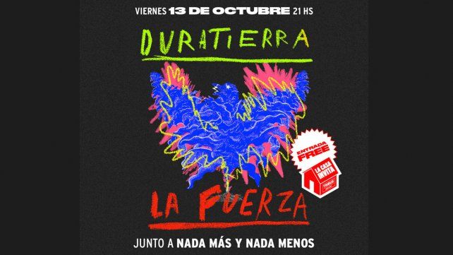La Casa Invita: Duratierra llega a Tribus presentando La Fuerza, su cuarto disco La Casa Invita: Duratierra llega a Tribus presentando La Fuerza, su cuarto disco