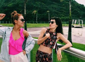 Violeta Urtizberea y Julieta Nair Calvo: escapada juntas a Brasil